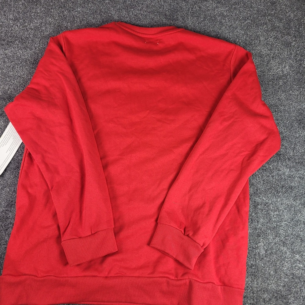 Holiday Time Mens XL Santa VIP Light Up Ugly Christmas Sweater Red Fleece NWT - Picture 8 of 8